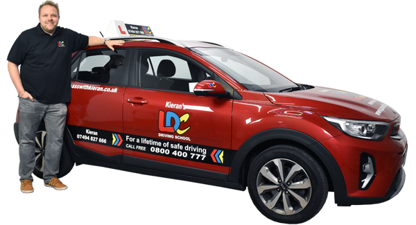 Kieran Doyle's driving school car